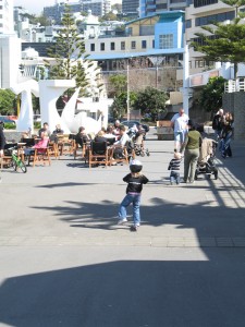 Charli scooting to rendez-vous point