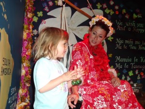 Sophie and Mrs Claus aka Fairy Trina