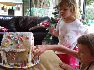 Devouring the ginger-bread house