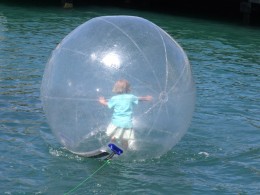 Sophie zorbing