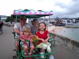 croc biking oriental bay