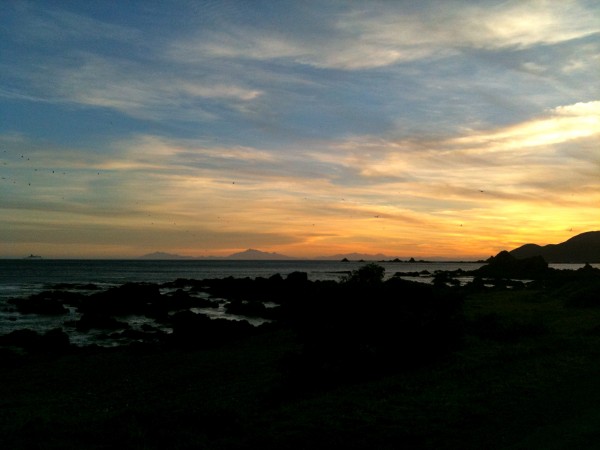 Sunset over Princess Bay