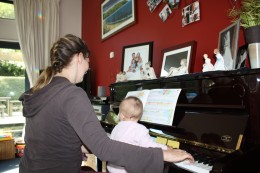 Playing piano with Alice