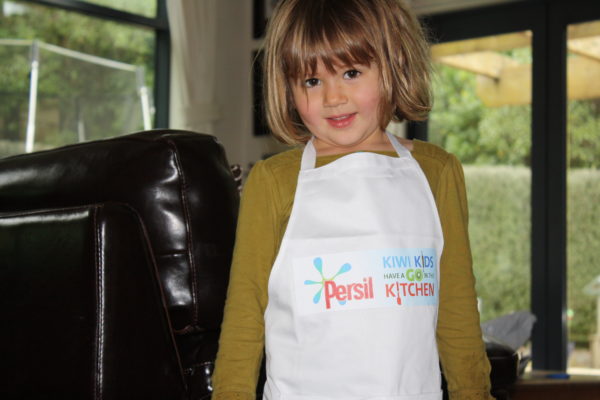 Sophie's new apron Sophie's new apron