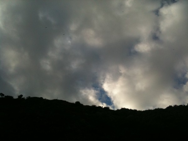 Cloudy skies Cloudy skies
