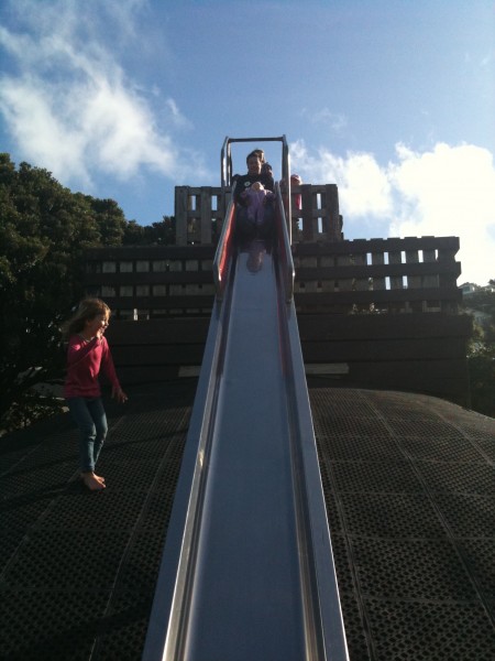 Giant slide Island Bay