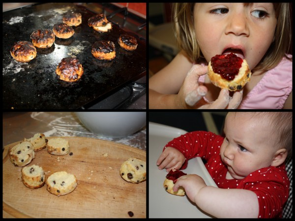 Burnt scones oops!