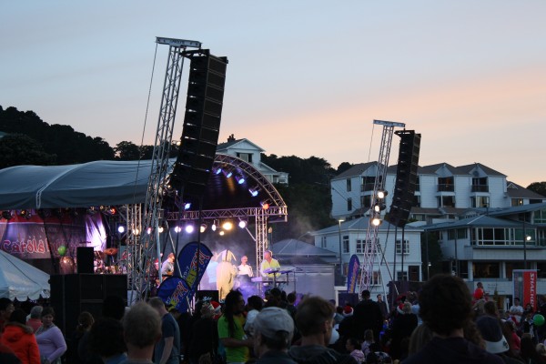 Christmas concert in Waitangi Park