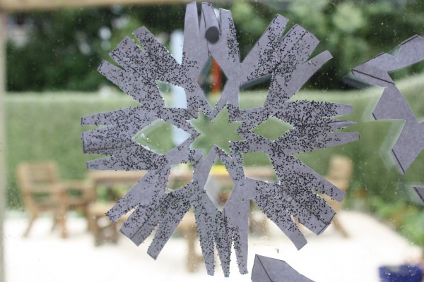 Charlotte's glitter snowflake