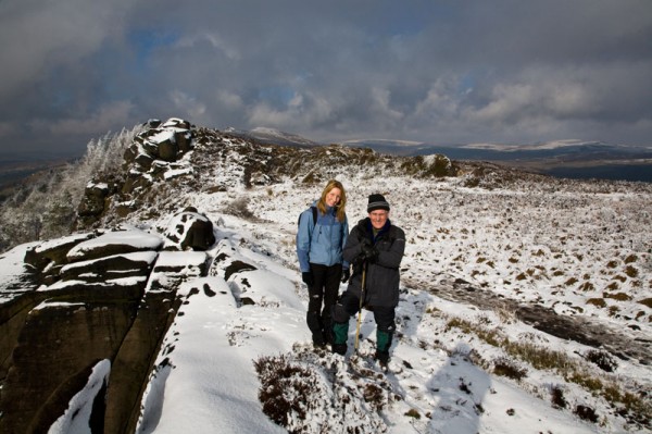 Claire & David Aspinall at the Roaches by Mike Hutton Photography