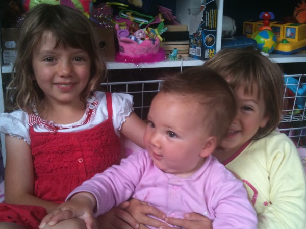 Cheeky granddaughters Jan 2011