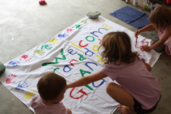 Welcome Banner for Chinese Grandma & Granddad