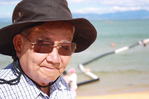 Chinese Granddad at Keiteriteri