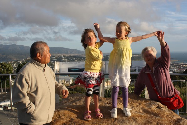 Mount Victoria lookout, Wellington with Chinese G&G