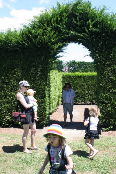 Arched exit of the maze