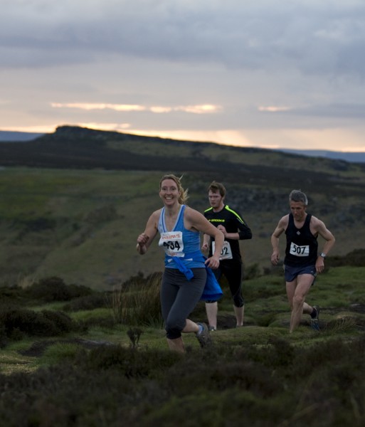Fell race in the Peak District
