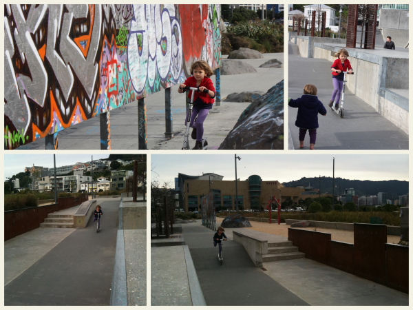 Loving skateboard parks in central city - Waitangi park