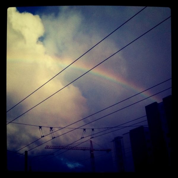 Rainbow on a Friday morning