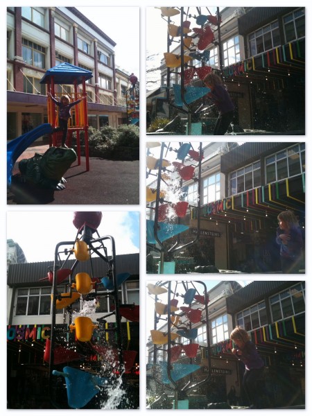 Bucket Fountain on Cuba Street