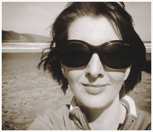 Just me on the beach on the way to meet with a friend