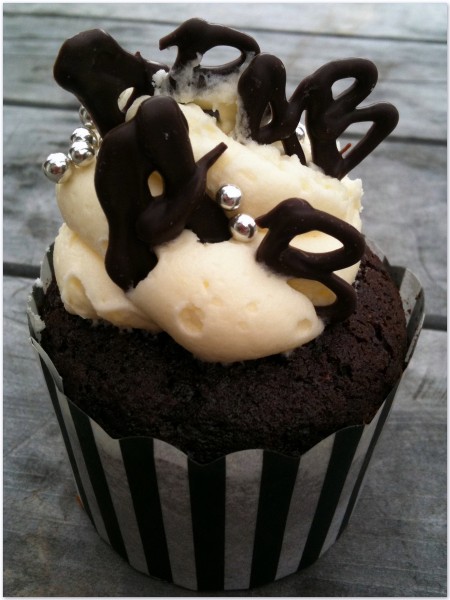 All Blacks cupcake from Chocolate Fish cafe Wellington