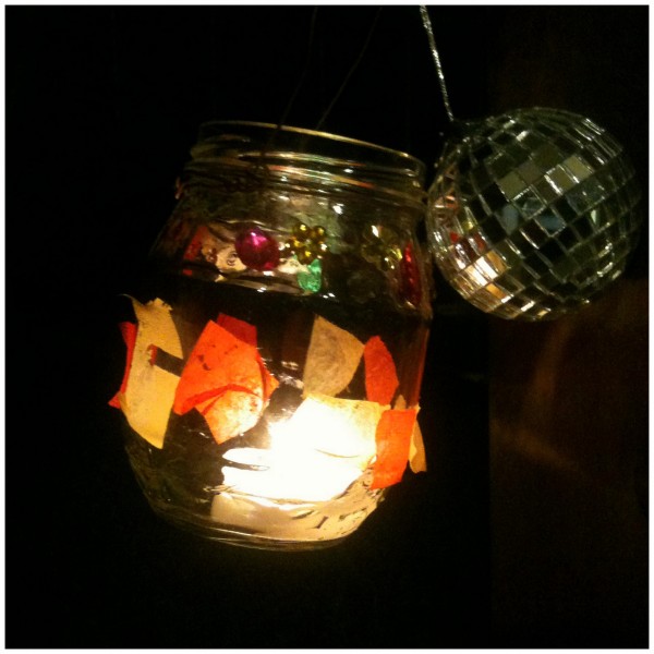 Beautiful little lantern made by 5 year old Jimmy
