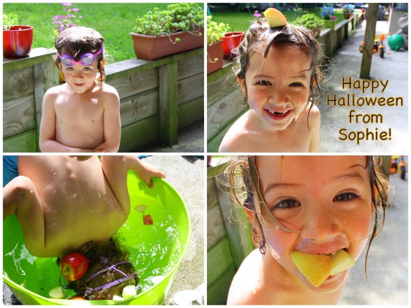 Apple bobbing Sophie