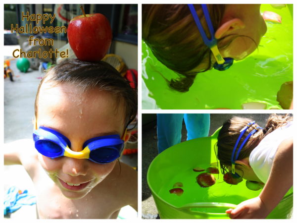 Charlotte apple bobbing