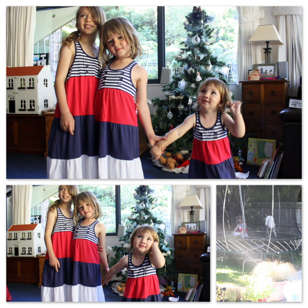 Beautiful Christmas dresses from Auntie Ellen & Uncle John