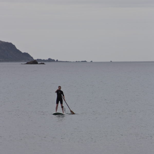 Calm waters on Lyall Bay