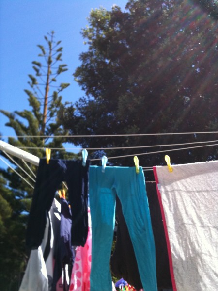 Ah, washing drying on the line