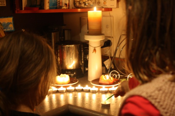 Charlotte & her friend Sasha creating an evening 'glow'!