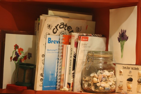 A shelf in my kitchen