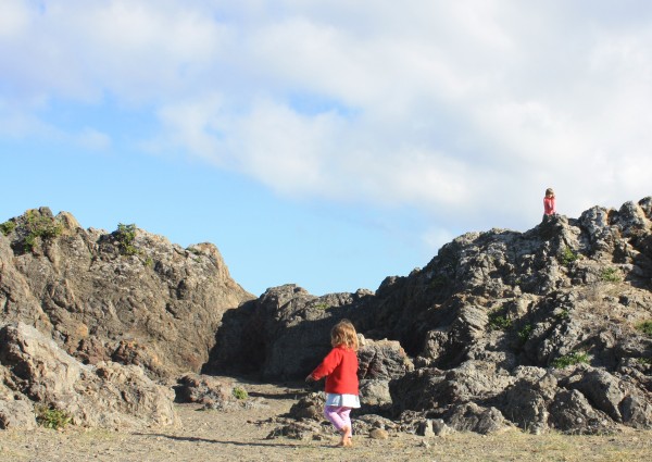 Sophie & Alice at Princess Bay, Wellington