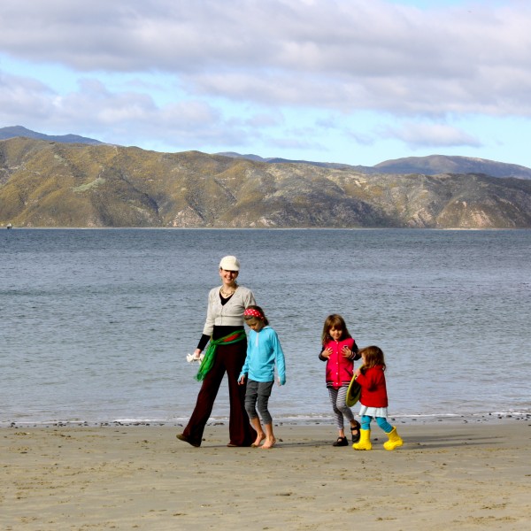 Me and my girls Queens Birthday Bank Holiday Monday at Scorching Bay