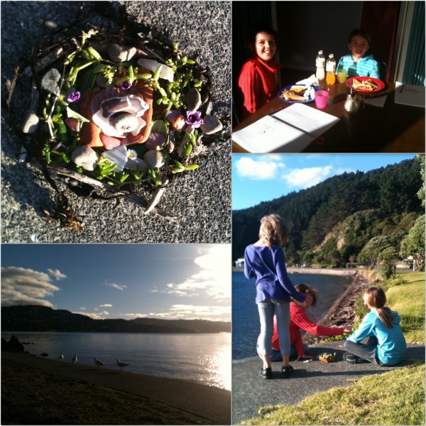 Nature circle made with a friend at Shelly Bay, Wellington