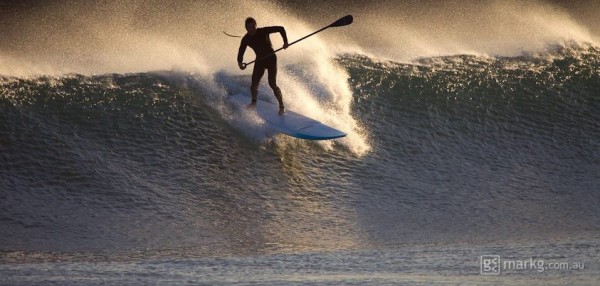 markg photo of surfer at Lyall Bay