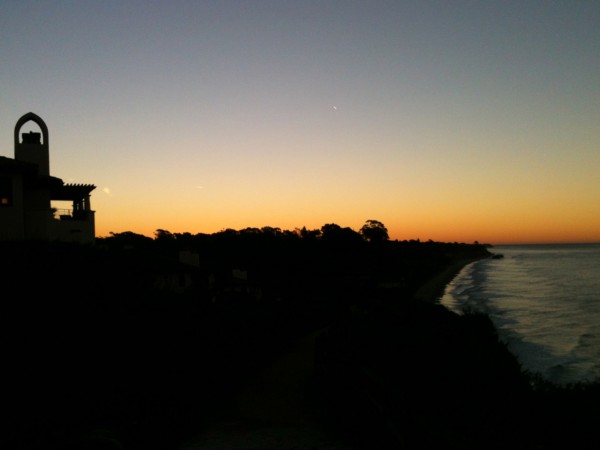 Sunrise from Bacara resort, Santa Barbara