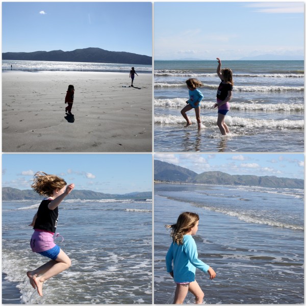 Paraparaumu Beach on Kapiti Coast, New Zealand