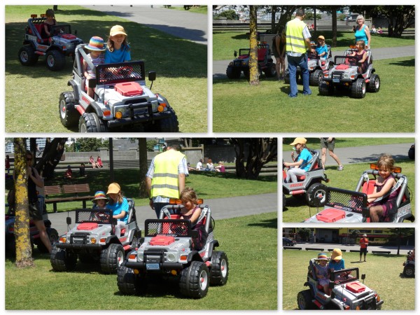 Electric cars at Frank Kitts park