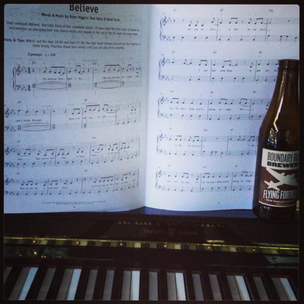 Piano playing