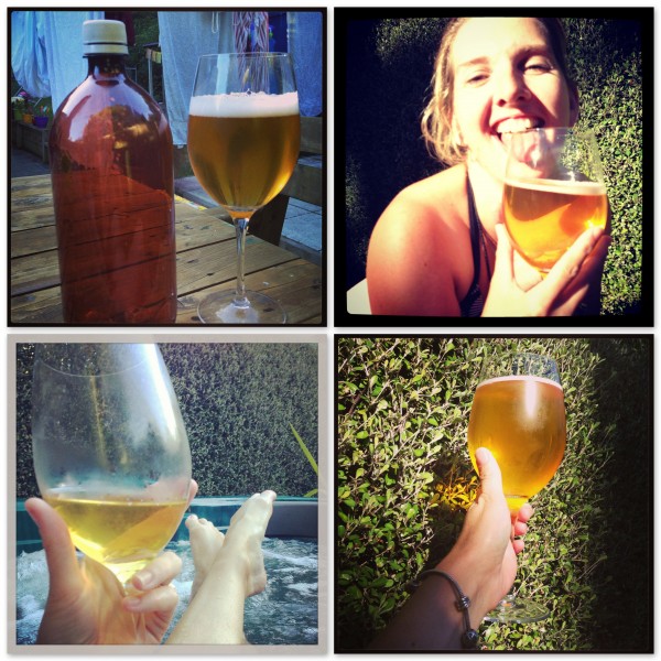 Thursday evening trying Hops on Pointe beer