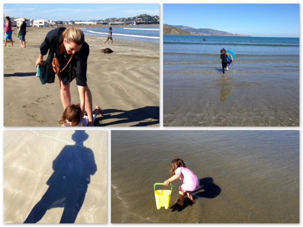 Lyall Bay Beach end of summer fun