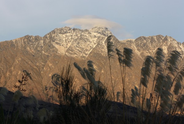 Remarkables from our villa in Queenstown