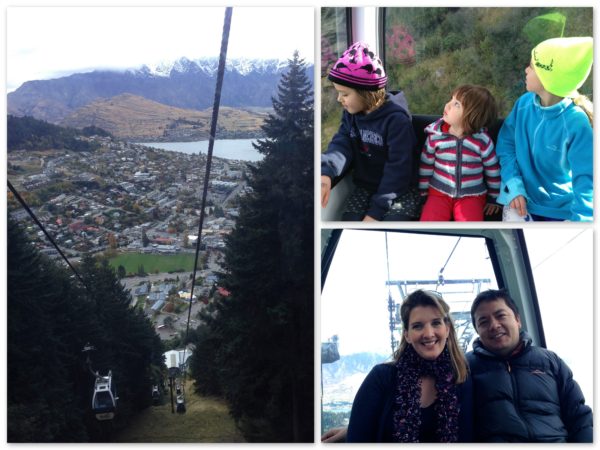 Riding the Skyline Gondala in Queenstown New Zealand