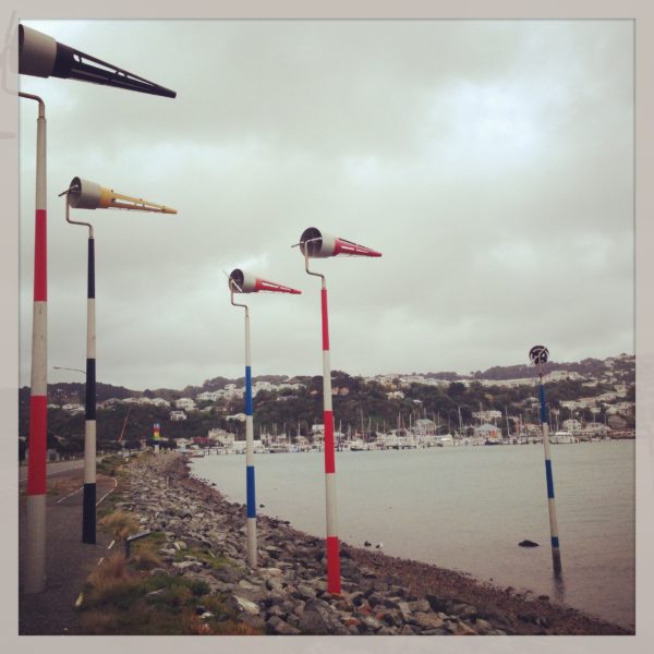 Meridian Wind Sculpture Walkway, Wellington - wind socks