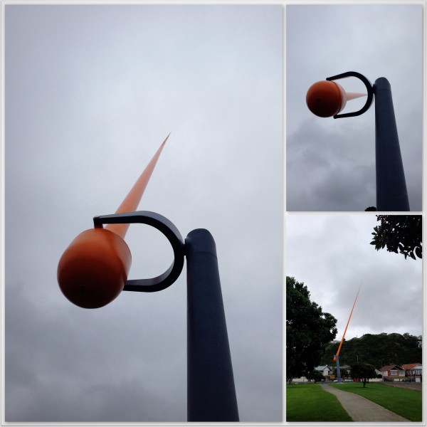 Meridian Wind Sculpture Walk, Wellington, towering