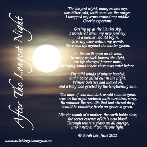 After the Longest Night - a poem
