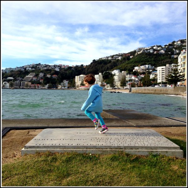 Silent Sunday - skipping on words, head into the wind, Wellington