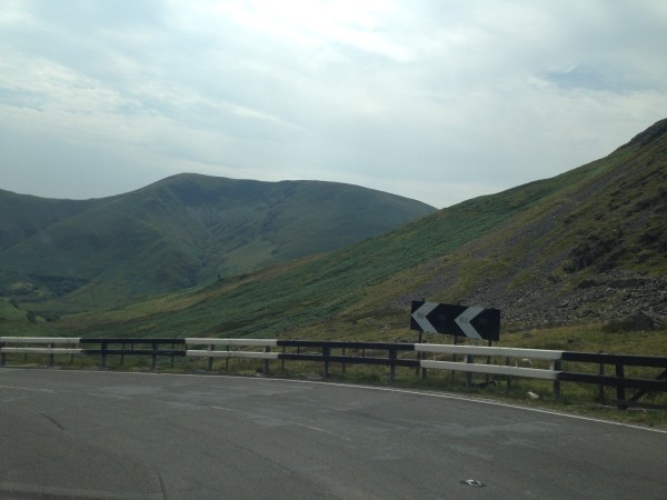 On the road in North Wales